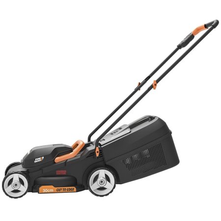 Газонокосилка WORX WG730E.9 20V 30см аккумуляторная бесщеточная, 1 аккумулятор 4 Ач + зарядное устройство Газонокосилка WORX WG730E.9 20V 30см аккумуляторная бесщеточная, 1 аккумулятор 4 Ач + зарядное устройство