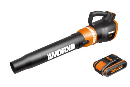 Воздуходув аккумуляторный WORX AIR TURBINE WG546E.9, 20В, 150 км/ч, Без аккумулятора и зарядного устройства
