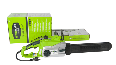 Цепная пила электрическая GREENWORKS GCS2046, 2000W, 45 см