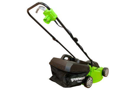 Газонокосилка электрическая GREENWORKS GLM1232, 1200W, 33 см