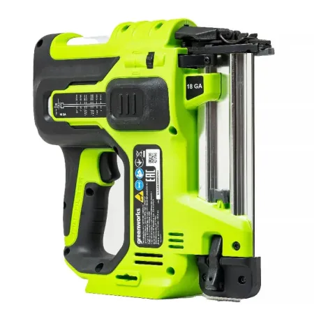 Гвоздезабивной пистолет аккумуляторный GREENWORKS, 24V, без АКБ и ЗУ