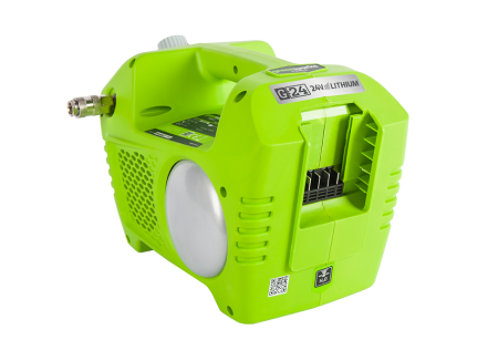 Компрессор аккумуляторный GREENWORKS G24AC, 24V, без аккумулятора и ЗУ
