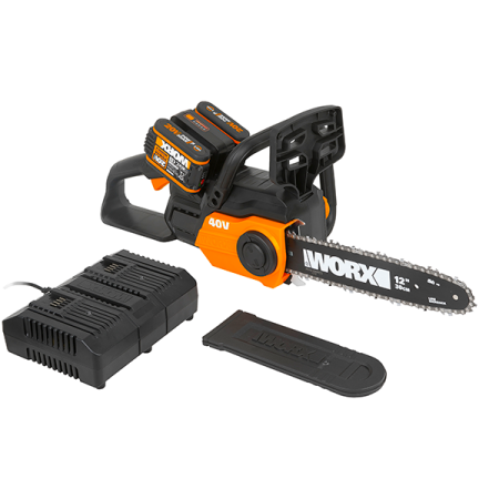 Цепная пила аккумуляторная WORX WG381E.9 40V Li cordless ChainSaw 30 см, Без аккумулятора и зарядного устройства