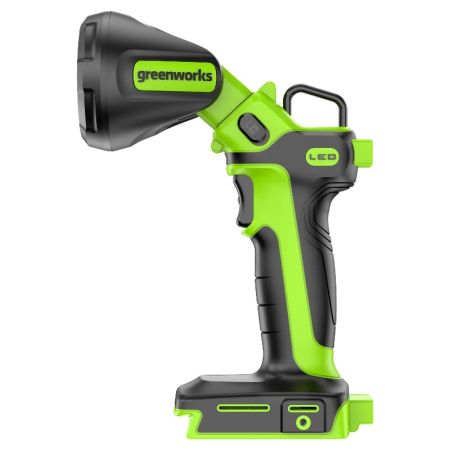 Рабочий аккумуляторный LED-фонарь GREENWORKS G24UL 24V 3503707 (650 Лм) со сменными плафонами аккумуляторный